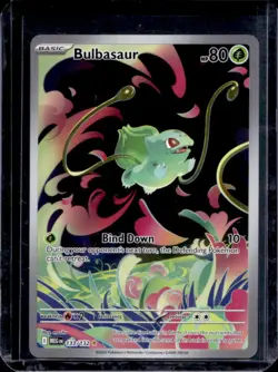 2025 Pokemon Mega Evolution Bulbasaur Illustration Rare #133/132 - Image 1