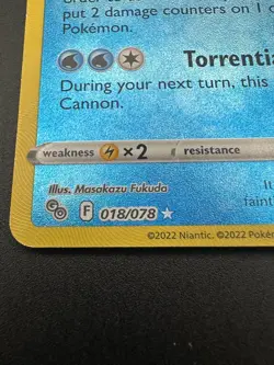 Radiant Blastoise 018/078 Pokemon GO Radiant Rare * Glaceon 038/189 * Buizel - Image 4