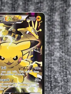 Pikachu EX ⭐ XY124 Holo Promo XY Black Star Promos 2013 Pokemon LP - Image 3