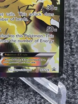 Pikachu EX ⭐ XY124 Holo Promo XY Black Star Promos 2013 Pokemon LP - Image 5