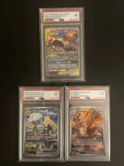 Pokemon TCG PSA 9 Slabs 3 - Image 1