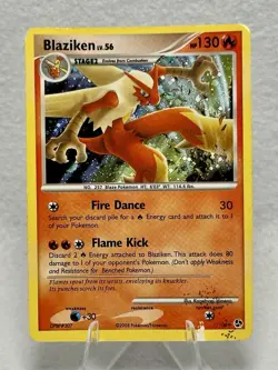 Pokemon TCG - Blaziken Lv.56 - 1/106 - Rare Holo - Great Encounters [Light Play] - Image 1