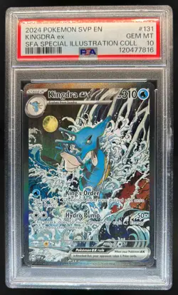 2024 Pokemon Scarlet & Violet Black Star Promos - SVP EN Kingdra ex #131 PSA 10 - Image 1
