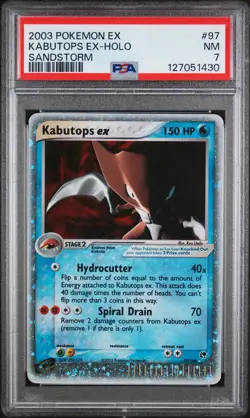 2003 #97 Kabutops EX-Holo PSA 7 EX Sandstorm Pokemon - Image 1