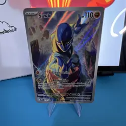 Pokemon TCG Sawk SV: White Flare 130/086 Illustration Rare Full Art Holo 110 HP - Image 1