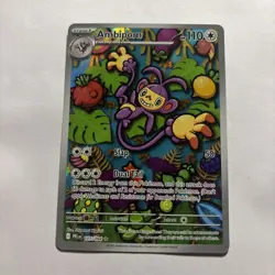 Pokemon Ambipom 107/094 Illustration Rare Phantasmal Flames - Image 1