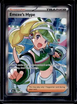 2025 Pokemon Destined Rivals Emcee's Hype #220/182 - Image 1