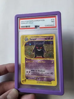 Pokemon Gengar Expedition Holo Rare PSA 7 Wow! - Image 1