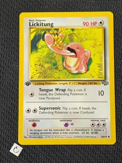 Lickitung 38/64 - Jungle 1st Edition Pokemon TCG NM - Image 1