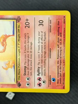 Rapidash 44/64 - Jungle 1st Edition Pokemon TCG NM - Image 5