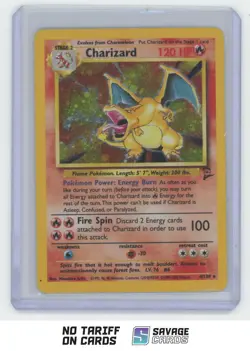 2000 Pokemon Classic - Base Set 2 Charizard #4/130 Rare Holo - Image 1