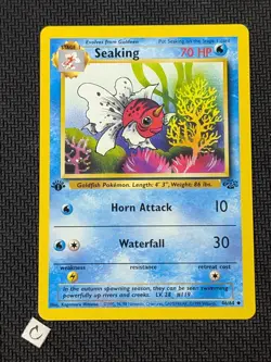 Seaking 46/64 - Jungle 1st Edition Pokemon TCG NM - Image 1