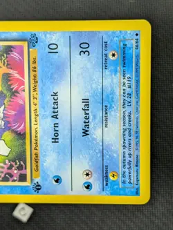 Seaking 46/64 - Jungle 1st Edition Pokemon TCG NM - Image 5