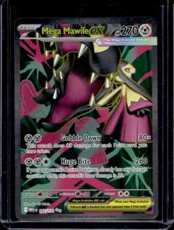 2025 Pokemon Mega Evolution Mawile ex Ultra Rare #162/132 - Image 1