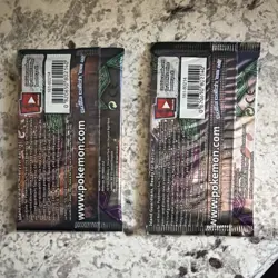 X2 Pokemon TCG Sun and Moon Guardians Rising Booster Pack Sealed - Image 2