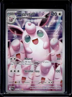 2025 Pokemon Phantasmal Flames Wigglytuff Illustration Rare #105/094 - Image 1
