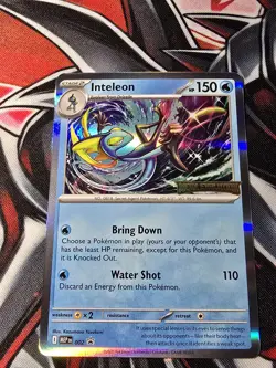 Pokemon TCG (prerelease) Inteleon MEP 002 Promo ME01: Mega Evolution Promo NM - Image 1