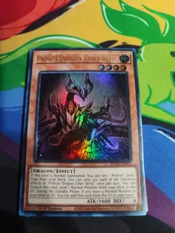 Yu-Gi-Oh! Primite Dragon Ether Beryl 1st Edition Ultra Rare Card SUDA-EN015 - Image 1