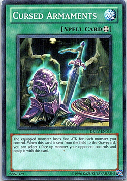 Cursed Armaments DREV-EN059 Yu-Gi-Oh! Card Light Play Unlimited - Image 1