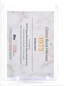 SPIDER-MAN 2025 TOPPS MARVEL CHROME COMIC BOOK HEROES 1975 Q3474 - Image 2