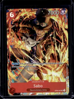 2024 One Piece Illustration Box Vol. 5 Promo Sabo Super Rare #OP05-007 - Image 1