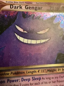 Dark Gengar Holo – Neo Destiny – Medium Played (MP) – Vintage Pokemon Card - Image 5