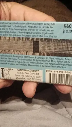 Monty Python Card Game Booster Pack Kenzer 1996 15 Cards - Image 2