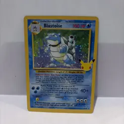 Pokemon TCG Blastoise Holo Rare Card 2/102 Celebrations Classic Collection - Image 1