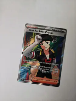Pokemon TCG Team Rocket’s Proton card 227/182 Destined Rivals Ultra Rare N/M - Image 4