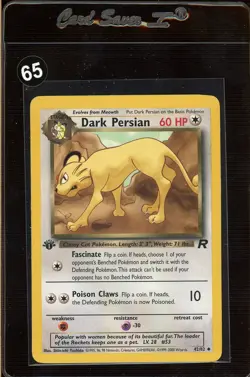 1st Edition Dark Persian 42/82 - Team Rocket - Pokemon Card - Near Mint (NM) - Image 1