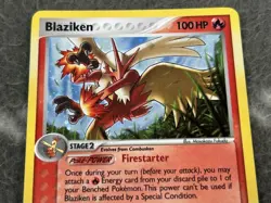 Pokemon TCG Blaziken Holo Rare Card 5/108 Power Keepers 5/108 - Image 2