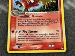 Pokemon TCG Blaziken Holo Rare Card 5/108 Power Keepers 5/108 - Image 3