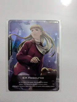 Gundam card game Relena EX Resource EXRP-001 - Image 1