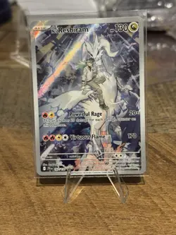 N’s Reshiram 167/159 Full Art Ultra Rare Mint Pokemon Card Trainer Gallery - Image 1