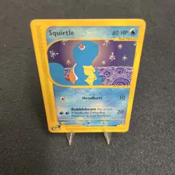 Pokemon Squirtle Expedition Non-Holo Card 132/165 Nintendo E-Reader Vintage LP - Image 3