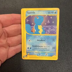 Pokemon Squirtle Expedition Non-Holo Card 132/165 Nintendo E-Reader Vintage LP - Image 4