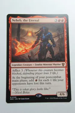 MTG Neheb the Eternal x1- -Murders at Karlov Manor Cmdr-Near Mint - Image 1