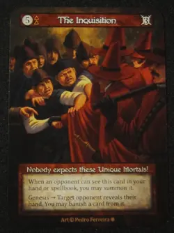 Sorcery Contested Realm GOTHIC THE INQUISITION Fire - Image 1