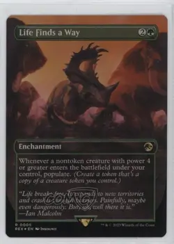 Borderless - Life Finds a Way Foil Mgic: Universes Beyond: Jurssic World REX #5 - Image 1