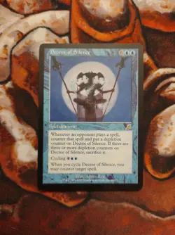 Decree of Silence Scourge SCG MTG Magic the Gathering 1st Edition - Image 1