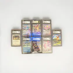 Pokemon CGC Graded Lot of 8 Slabs Cards Eevee & Evolutions Pristine, Umbreon - Image 1