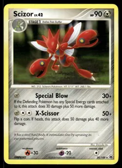 Pokemon TCG Majestic Dawn #29/100 Scizor DMG - Image 1