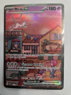 2023 POKEMON SVP EN-SV BLACK STAR PROMO 151 ULTRA-PREMIUM #053 MEW EX - Image 1