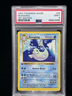 Dewgong #25 1st Edition Base Set 1999 Pokemon Game PSA 9 💦 - Image 1