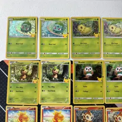 2021 McDonald’s Pokemon 25th Anniversary Near Complete Set Holo + Non Holo NM/LP - Image 2