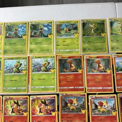 2021 McDonald’s Pokemon 25th Anniversary Near Complete Set Holo + Non Holo NM/LP - Image 4
