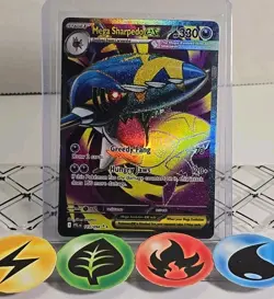 Pokemon TCG Mega Sharpedo EX 113/94Phantasmal Flames Full Art 2025 NM - Image 1