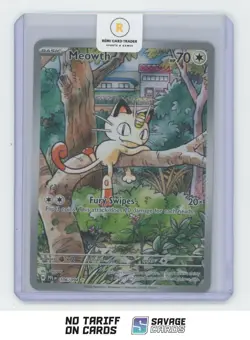2025 Pokemon Mega Evolution Series Phantasmal Flames Meowth #106/094 - Image 1