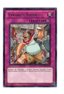 Yugioh- 1X Tyrant's Throes - Rare - Unlimited - PHSW-EN076 - Near Mint - Image 1