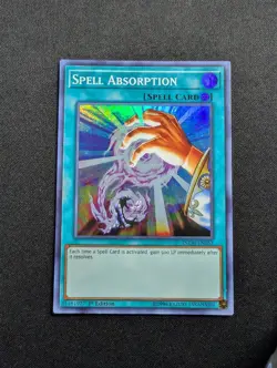 Yugioh - Spell Absorption INCH-EN053 1st Super Rare NM - Image 1